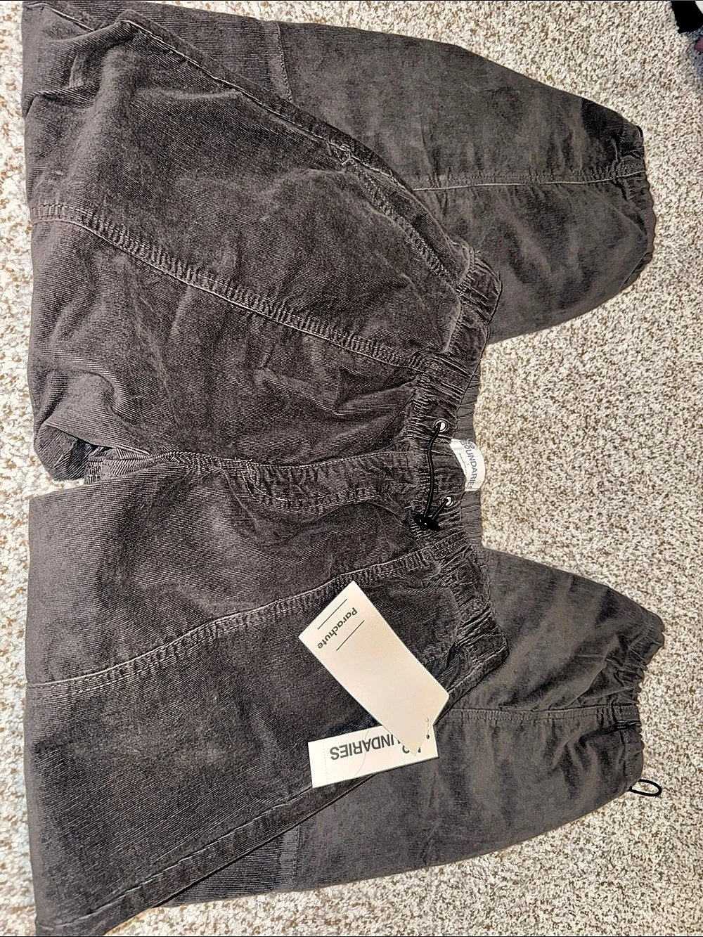 No Boundaries Cargo Pants Gray Large NWT